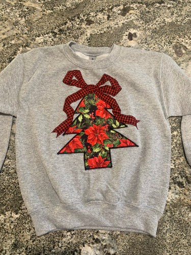 YXS Grey Christmas Sweatshirt