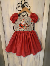 Load image into Gallery viewer, Santa Baby Puff Sleeve 5/6T