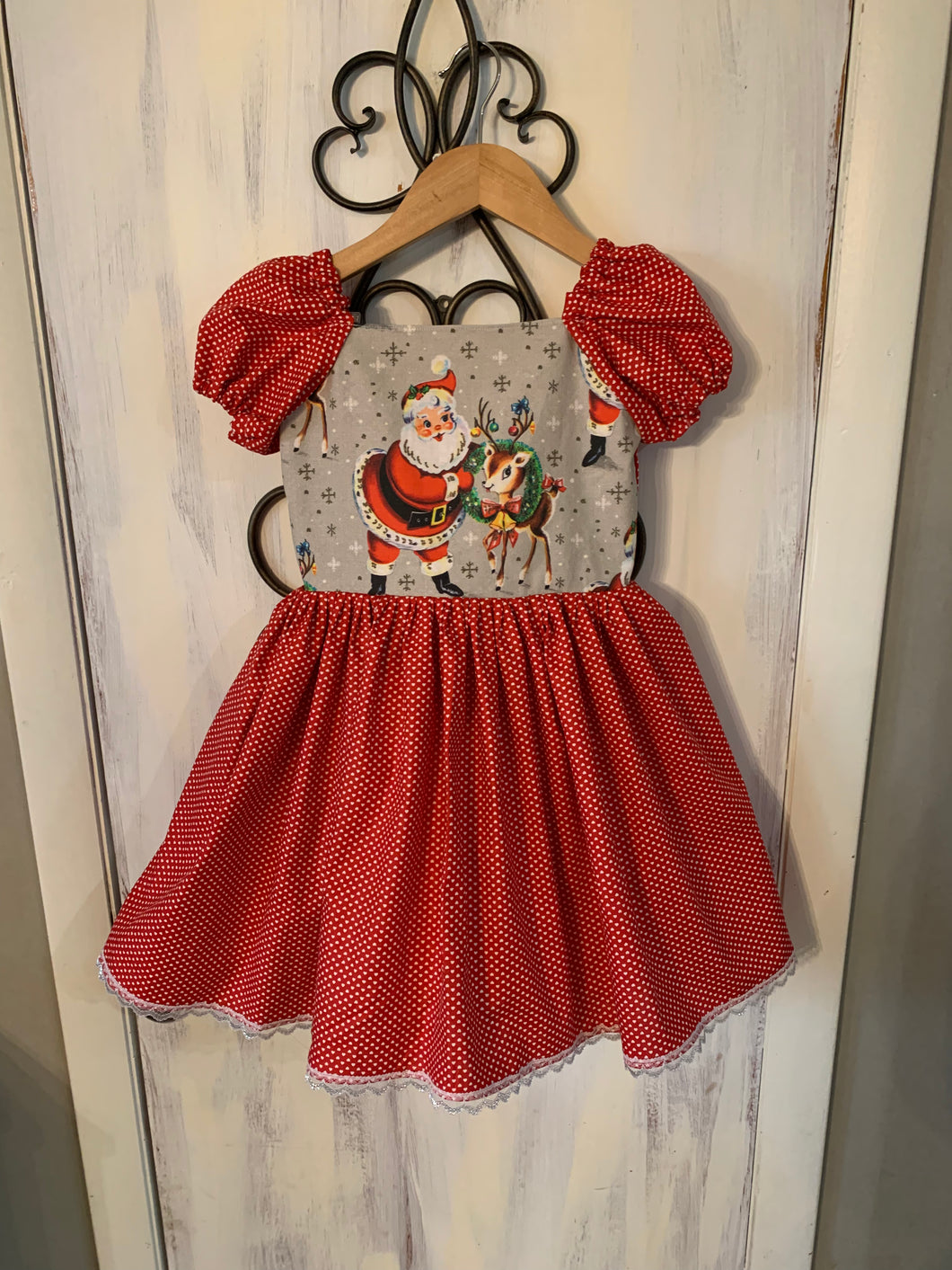 Santa Baby Puff Sleeve 5/6T