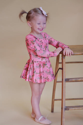 Rose Skirted Leotard