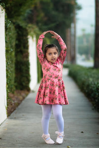 Rose Skirted Leotard