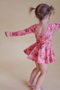 Rose Skirted Leotard